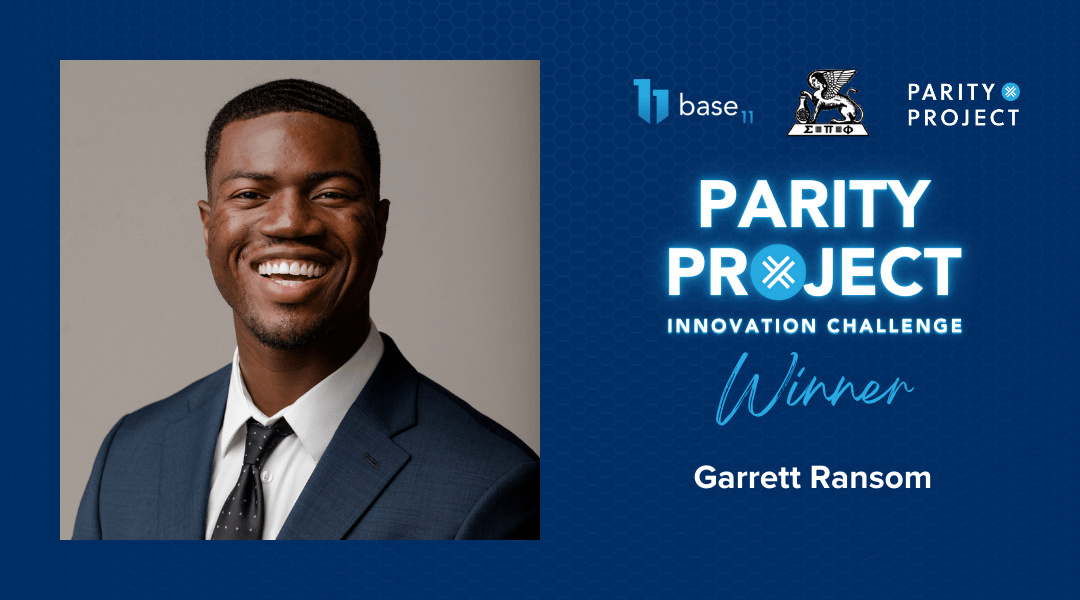 Garrett Ransom: 2023 Parity Project Innovation Challenge Winner